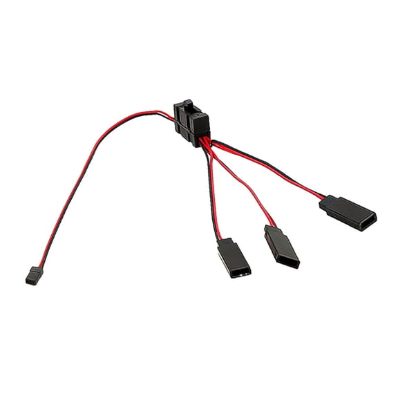 Extension JR Plug 1 Male to 3 Female Harness Extension Cable Wire , RC four pin Servo Extension Y Splitter Cable Cord