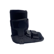 Alpha Medical Mid Calf Cam Walker Fracture Boot Ankle Leg Support, Black, M