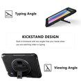 thumbnail image 2 of ELEHOLD Case for Apple iPad 10th Gen, Shockproof Case with 360°Rotating Adjustable Shoulder Hand Strap & Stand,Black, 2 of 8