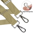 thumbnail image 2 of Buyless Fashion Trucker 2 Pack Suspenders for Men - 48" Elastic Adjustable Straps 1" - X Back Utility Braces - 5149-2-Tan, 2 of 7