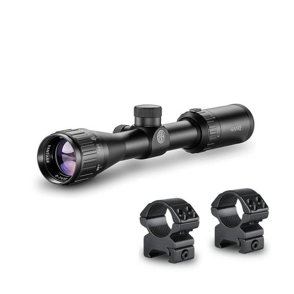 HAWKE Vantage 2-7x32 AO Mil-Dot Riflescope w/ Match Mount 1in Medium Weaver Scope Rings