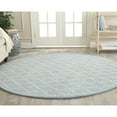 thumbnail image 2 of SAFAVIEH Chatham Howard Geometric Wool Area Rug, Blue/Ivory, 7' x 7' Round, 2 of 10