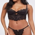 thumbnail image 2 of Women‘s Lace Corset Tops Spaghetti Strap Underwire Bra Tank Tops, 2 of 5