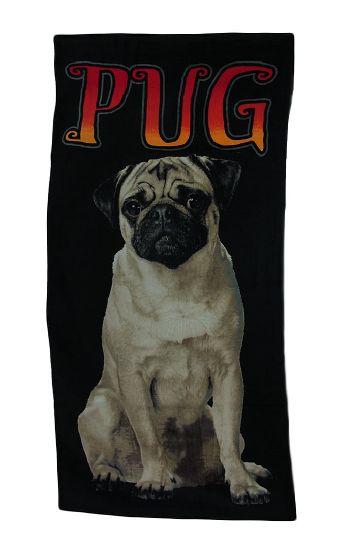 pug towel walmart