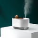 thumbnail image 4 of Humidificador de niebla fría con luz nocturna y tapa giratoria - Humidificador USB de sobremesa de 300 ml para dormitorio, oficina, escritorio - Silencioso, portátil, rosa/blanco/verde, 4 of 7