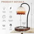 thumbnail image 2 of CABRHEART Lampe Chauffe-Bougie avec Minuterie, Dimmable, Café, 2 of 6