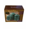 thumbnail image 5 of Omniware Simsbury 3-Piece Canister Set - Stoneware Kitchen Storage with Silicone-Sealed Lids, Lead-Free Glaze & Dishwasher Safe - Rustic Farmhouse-Style Flour & Sugar Containers (Black), 5 of 6