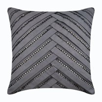 The HomeCentric Decorative Pillow Case Covers With Zipper Decorative Pillow Covers Pack of 2 20x20 inch (50x50 cm) Grey Suede Throw Pillow Covers Pillow Covers Solid Color Throw Pillow - Penthouzz