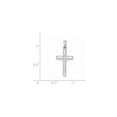 thumbnail image 2 of 14k White Gold Cross Charm - .6 Grams - Measures 19x12mm, 2 of 2