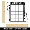 thumbnail image 2 of Split Acoustic Guitar Chord Chart Self-Inking Rubber Stamp Ink Stamper - Blue Ink - Small 1 Inch, 2 of 7
