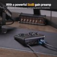 thumbnail image 3 of Interfaz de audio USB MAONO PS22 Lite con entrada XLR de 24 bits/192 kHz, 3 of 8
