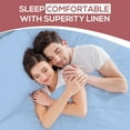 Superity Linen Cot (33 x 75) Fitted Sheet Made from Cotton. Moisture
