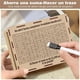 thumbnail image 3 of Hucha Alcancía de madera con 13 pegatinas, ideal para el ahorro de dinero, ideal para decoración del hogar infantil (madera, 1 unidad) JASKFLY, 3 of 7