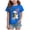 Blue, variant on Kids' 250Th Anniversary Shirts United States 250 Years Short Sleeve T Shirts Patriotic Crew Neck Tee Shirt (Sky Blue, 9-10 Years)