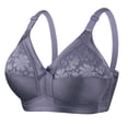 thumbnail image 2 of Yxbdin Womens Lace Bra Plus Size Full Coverage Supportive Bras Adjustable Strap Comfortable Bralette Bralettes for Big Bust 38, 2 of 5