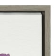 thumbnail image 3 of Kate and Laurel Sylvie Wildflowers Framed Canvas Wall Art by Patricia Shaw 23x33 Gray Decorative Flower At for Wall, 3 of 8