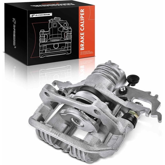 A-Premium Disc Brake Caliper Assembly with Bracket Compatible with Select Chevrolet and Pontiac Models - Camaro & Firebird, 1988 1989 1990 1991 1992 - Rear Right Pasenger Side