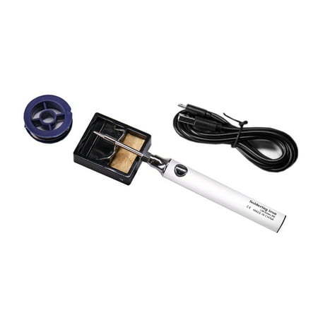 

Kmxyo Wireless Welding Tool Multifunctional Automatic Sleep Mode Battery Welding USB Rechargeable 5V 8W Mini Portable Electric Welding Solder Iron for Electronic Devices