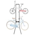 thumbnail image 1 of VEVOR 2 Bike Storage Rack, Free Standing Gravity Wall Vertical Bike Rack, Fully Adjustable Bike Rack Garage, Sturdy Steel & Easy Assemble, 1 of 9