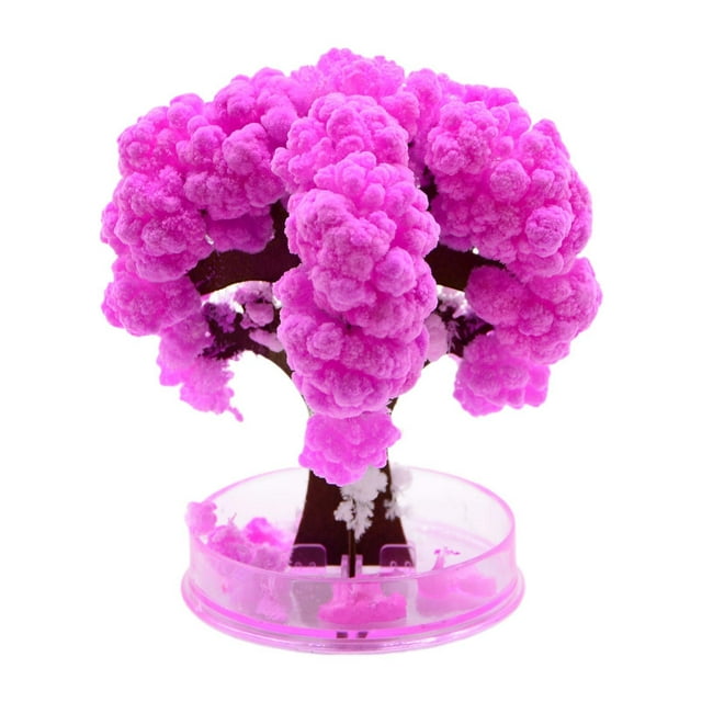 Mini estatua de cerezo,Kit para cultivar árboles de cerezo en flor Kit de manualidades,Kit de de cerezos para niños,Adorno de árbol de papel para decoración de