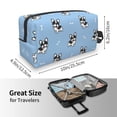 thumbnail image 3 of Uemuo French Bulldog Puppy Pattern Portable Toiletry Bags with Handle, Waterproof travel Make up Bags for Women, Large Capacity Travel Cosmetic Bags, 3 of 9