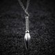 thumbnail image 3 of Personality Cross-Border DLY Supply Europe and America Ornament Simple Glossy Egypt Anka Spearhead Pendant Men s Necklace, 3 of 5
