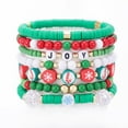 thumbnail image 4 of NICKSUN Christmas Bracelets Set Stack Snowflake Christmas Tree Beaded Stretch Bracelet Summer Christmas Costumes Bracelet Jewelry Gifts, 4 of 7