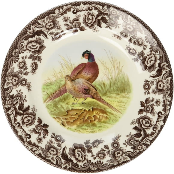 Spode Assiette à Salade Boisée (Faisan)