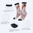 thumbnail image 3 of Four Seasons Universal Socks (2 Pairs) - Trendy Unisex Mixed Color Socks with Fluffy Animal Design Perfect for Cat and Dog Lovers Stylish and Comfortable, 3 of 5