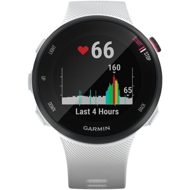 Garmin Forerunner® 45S GPS Running Watch in White -