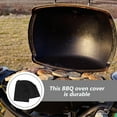 thumbnail image 4 of HOOWIFFY Weatherproof Grill Cover BBQ Grill Cover Black 600D Oxford Fabric 1Pcs, 4 of 7