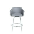 thumbnail image 6 of Chintaly Modern Club Counter Stool W/ Memory Swivel, 6 of 6