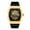 Gold Black, variant on Men’s 41mm Tonneau Watch – Luxury Quartz Timepiece with Skeleton Dial, Silicone Strap, Gift for Him - Gold Blue