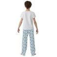 thumbnail image 5 of FORMRS Kids Pajama Pants with Pockets Size 11-12Y Boys Lounge Sleep Bottoms, Blue Sheep Pattern, 5 of 8