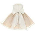 thumbnail image 2 of Little Baby Girls Sleeveless Satin Bow Little Baby Infant Toddler Flower Girl Dress Lilac S (CC11C82B), 2 of 3