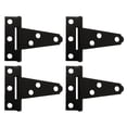 thumbnail image 3 of Jiandong door hinges 4Pcs Zinc Coating T Hinges for Barn and Shed Doors (2 Inch)(1.97X1.77X0.59Inch), 3 of 10