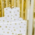 thumbnail image 2 of Crafting Essential Thin Paper for Gift Wrapping, Easy To Shape For Decorative Use In Cello Bags & Gift Baskets - 20 Sheets Metallic Silver With Star Print Design, 2 of 5