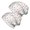 Christmas Cute Reindeer, variant on 2PCS Stretch Knit Skull Beanie, Hip-Hop Style, Unisex, Lightweight,Christmas Cute Reindeer Face Light Blue Pattern