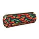 thumbnail image 1 of Disketp Tomatoes Estuche Organizador de Lápices de Cuero, Estuche de Oficina con Cremallera para Bolígrafo y Lápiz, 1 of 6