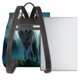 thumbnail image 3 of Easygdp Wolf Mochila de Cuero para Mujeres, Bolso de Hombro, Bolsos de Mano de Moda para Trabajo y Viajes, 3 of 4