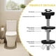 thumbnail image 2 of 4PCS Universal Toilet Tank to Bowl Bolts Kit, Heavy Duty, Waterproof Stainless Steel with Extra Long, 2 of 5