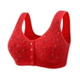 thumbnail image 2 of Delliss Women's Front Close Sports Bra Easy Fit & Built-up Support, 2 of 3