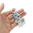 thumbnail image 4 of Unique Bargains 1 Pc Stylish Flower Handbag Charm Bag Accessories White, 4 of 5