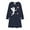 1# Blue, variant on Little Hand Toddler Girls Cotton Dress Nightgown Crewneck Long Sleeve Print Pajamas Dresses Loose Causal Homewear Nightdress for 5-6years