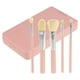 thumbnail image 2 of Espejo de maquillaje LED con 5 brochas de maquillaje, espejo de viaje creativo y giratorio, 2 of 7