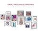 thumbnail image 5 of Organizador portátil con ganchos, ideal para suministros de costura y proyectos de bricolaje, regalo perfecto para mamás astutas Bolsa de almacenamiento de hilo redonda para tejer y crochet, 5 of 6