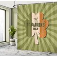 thumbnail image 5 of Ambesonne Colorful Shower Curtain, St. Patricks Day, 69"Wx84"L, Olive Green, 5 of 5
