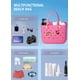 thumbnail image 5 of Bolsa de Playa Baonat de Goma Impermeable para Mujer en Rojo Rosa, 5 of 7