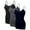 3Pk - Black, Hth Charcoal, Navy, variant on Women's Basic Casual Long Camisole Adjustable Strap Cami Layering Top, 3xl, Mustard