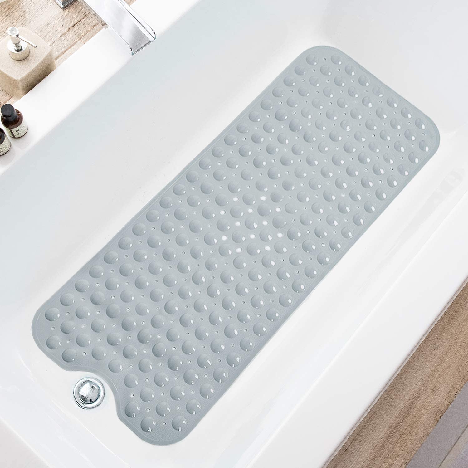 Meetbaar visie levend Shower Mat , Bath Mat for Tub, 39.4 x 15.8 Inch Bath Mats for Bathroom & Bathtub  Mat Non Slip, Superior Grip&Drainage - Walmart.com